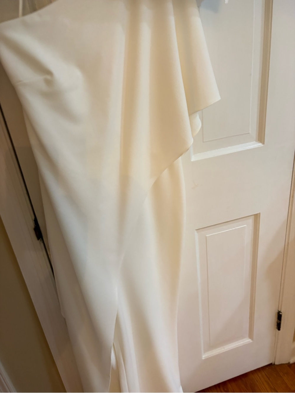 Ralph Lauren White One-Shoulder Draped Evening jumpsuit  - Elegant new - Picture 4 of 6